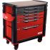 SAM 6 drawer Stainless Steel Wheeled Tool Trolley, 1m x 510mm x 1.023m