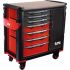 SAM 7 drawer Stainless Steel Wheeled Tool Trolley, 1.006m x 510mm x 1.162m