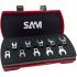 SAM JCF Series 10-Piece Spanner Set, 3/8, Chrome Vanadium Steel