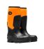 V12 Footwear V2110, Unisex, Sicherheitsstiefel Schwarz, Orange, mit Stahl-Schutzkappe , Größe 39 / UK 6