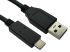RS PRO USB 3.1 Cable, Male USB C to Male USB A Cable, 2m