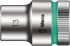 Wera 1/2 in Drive 40mm Standard Socket, 6 point, 305 mm Overall Length