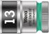 Wera 3/8 in Drive 29mm Standard Socket, 6 point, 96 mm Overall Length