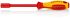 Knipex Hexagonal Nut Driver, 9 mm Tip, VDE/1000V, 125 mm Blade, 237 mm Overall
