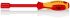 Knipex Hexagonal Nut Driver, 11 mm Tip, VDE/1000V, 125 mm Blade, 237 mm Overall