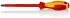 Knipex VDE PH3 PHILLIPS® Isolierter Schraubendreher, Hochlegierter Stahl, 270 mm / Klinge 150 mm