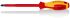 Knipex VDE PZ3 POZIDRIV® Isolierter Schraubendreher, Hochlegierter Stahl, 270 mm / Klinge 150 mm