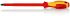 Knipex VDE PZ4 POZIDRIV® Isolierter Schraubendreher, Hochlegierter Stahl, 320 mm / Klinge 200 mm