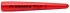 Knipex 10mm (belső átmérő) Kábelburkolat 80mm hosszú x 15 mm széles Műanyag, Vörös