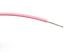 RS PRO Pink 0.5mm² Hook Up Wire, 16/0.2 mm, 100m, PVC Insulation