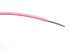 RS PRO Pink 0.75 mm² Hook Up Wire, 24/0.2 mm, 100m, PVC Insulation