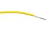 RS PRO Yellow 0.75mm² Hook Up Wire, 24/0.2 mm, 100m, PVC Insulation