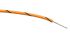 RS PRO Black/Orange 0.22mm² Hook Up Wire, 7/0.2 mm, 100m, PVC Insulation
