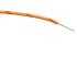 RS PRO Orange/Red 0.22mm² Hook Up Wire, 7/0.2 mm, 100m, PVC Insulation