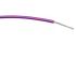 RS PRO Red/Violet 0.22mm² Hook Up Wire, 7/0.2 mm, 100m, PVC Insulation