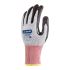 Skytec Sapphire Carbon Black, Grey Nylon Cut Resistant Work Gloves, Size 7, S, Nitrile Micro-Foam Coating