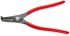 Knipex Circlip Pliers, 305 mm Overall, Angled Tip
