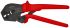Knipex 97 52 19 Krimpelőszerszám Trapéz alakú Vezetékhüvelyek 2 → 0AWG