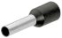 Knipex, 97 99 Insulated Ferrule, 10mm Pin Length, 1.4mm Pin Diameter, 1.5mm² Wire Size, Black