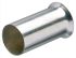 Knipex 4mm²裸管型端子, 9mm引脚长, 4mm引脚直径, 银色, 97 99 395