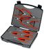 Knipex 8-Piece Circlip Plier Set, Angled, Straight Tip, 260 mm Overall