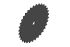 SKF Kædehjul, 26 tænder, Styrehul, delediameter: 105.36mm, PHS 08B-1A26