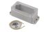 Hammond RP Series Light Grey Polycarbonate General Purpose Enclosure, IP65, Flanged, Clear Lid, 95 x 50 x 40mm
