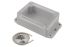 Hammond RP Series Light Grey Polycarbonate General Purpose Enclosure, IP65, Flanged, Clear Lid, 105 x 75 x 40mm
