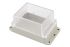 Hammond RP Series Light Grey ABS General Purpose Enclosure, IP65, Flanged, Clear Lid, 125 x 85 x 70mm