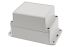 Hammond RP Series Light Grey Polycarbonate General Purpose Enclosure, IP65, Flanged, Light Grey Lid, 125 x 85 x 85mm