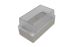 Hammond RP Series Light Grey ABS General Purpose Enclosure, IP65, Clear Lid, 165 x 85 x 85mm
