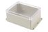 Hammond RP Series Light Grey ABS General Purpose Enclosure, IP65, Flanged, Clear Lid, 165 x 125 x 75mm