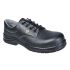 Portwest FC01 Unisex Black Composite Toe Capped Safety Shoes, UK 3, EU 36