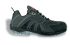 Trainer Shoe Black Lace Up Aluminium Toe