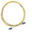 Molex Premise Networks LC to LC Tight Buffer OS2 Single Mode OS2 Fibre Optic Cable, 9/125μm, Yellow, 3m