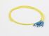 Molex Premise Networks LC to LC Simplex OS2 Single Mode OS2 Fibre Optic Cable, 9/125μm, Yellow, 1m