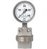 WIKA G 1/4 Analogue Differential Pressure Gauge 600mbar Bottom Entry, 45742454, 0mbar min.
