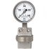 WIKA G 1/2 Analogue Differential Pressure Gauge 2bar Bottom Entry 100mm Outside Diameter