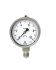 WIKA 1 in Analogue Pressure Gauge 16bar Bottom Entry 100mm Outside Diameter