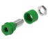 Electro PJP 4 mm Green Female Banana Socket - Plug In, Solder Termination, 30V ac, 36A