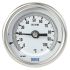 Termometr z zegarem 0 → 160 °C średnica tarczy: 100mm WIKA dokładność Klasa 1 zgodnie z EN 13190 typ: Tarcza