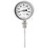Skivetermometer, 0 → 200 °C, Celciusgrader skala, 160mm dia., Skala