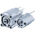 SMC Pneumatic Compact Cylinder - CQ2 Series, 32mm Bore, 25mm Stroke, CQ2 Series, Double Acting