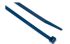 RS PRO Cable Tie, Metal Detectable, 150mm x 3.6 mm, Blue Metal Detectable, Pk-250