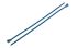 RS PRO Cable Tie, Releasable, 250mm x 4.5 mm, Blue Metal Detectable, Pk-250