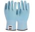 NXG NXG Cut F HD Liner Blue Cut Resistant Work Gloves, Size 6, XS