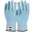 NXG NXG Cut F HD Liner Blue Cut Resistant Work Gloves, Size 8, Medium