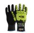 NXG NXG Black Dog Impact Cut F Black, Green Nitrile Cut Resistant Work Gloves, Size 7, Small, Nitrile Coating