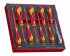 Teng Tools Slotted Insulated Screwdriver Set, 9-Piece