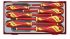Teng Tools Slotted Insulated Screwdriver Set, 7-Piece